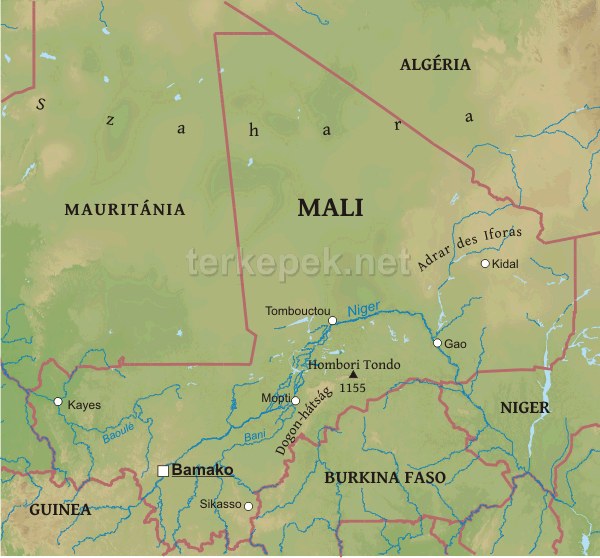 Mali térkép